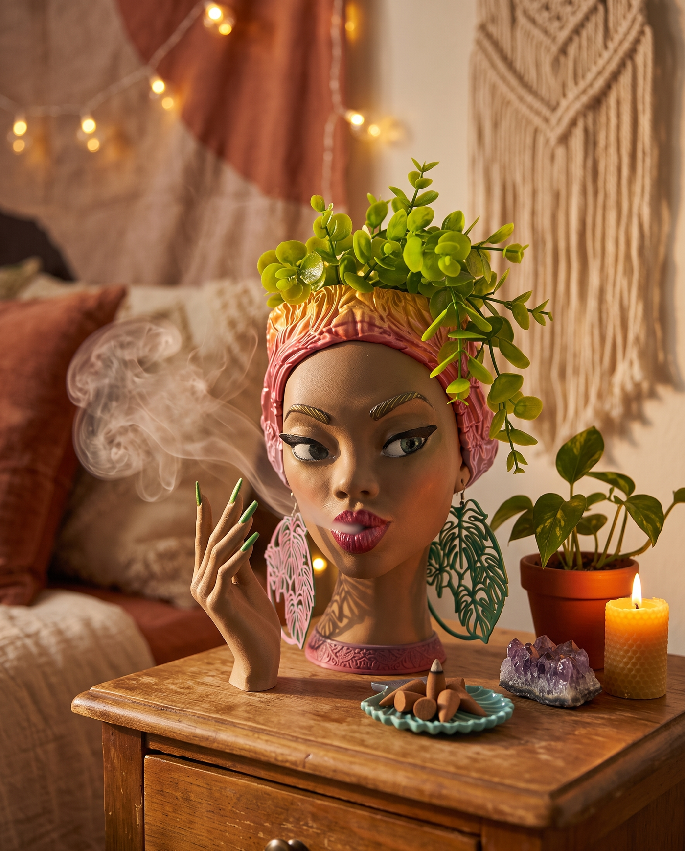 Handmade incense burners with soul.